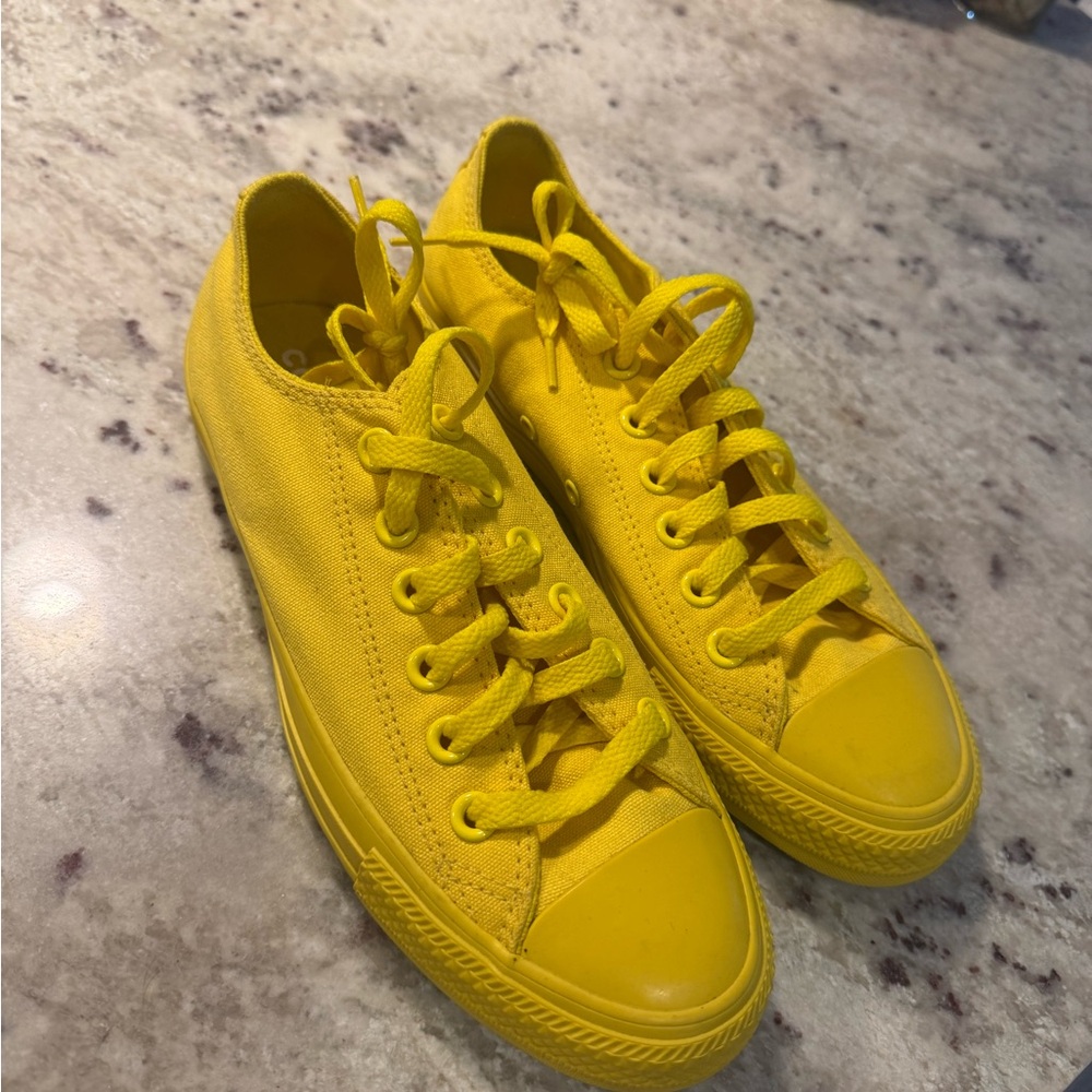 Converse Bright Yellow Sneakers